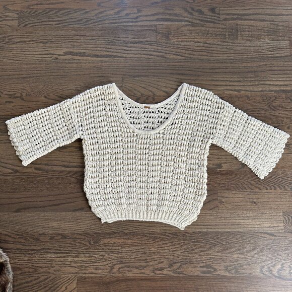 Free People Ivory Sweater - Picture 1 of 3